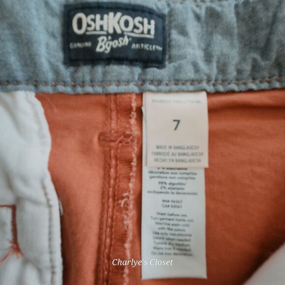 Oshkosh B'gosh & Carhartt 5pc LOT Boys Sizes 6-8 NWT|Back 2 School Playdate Pics - Picture 4 of 16